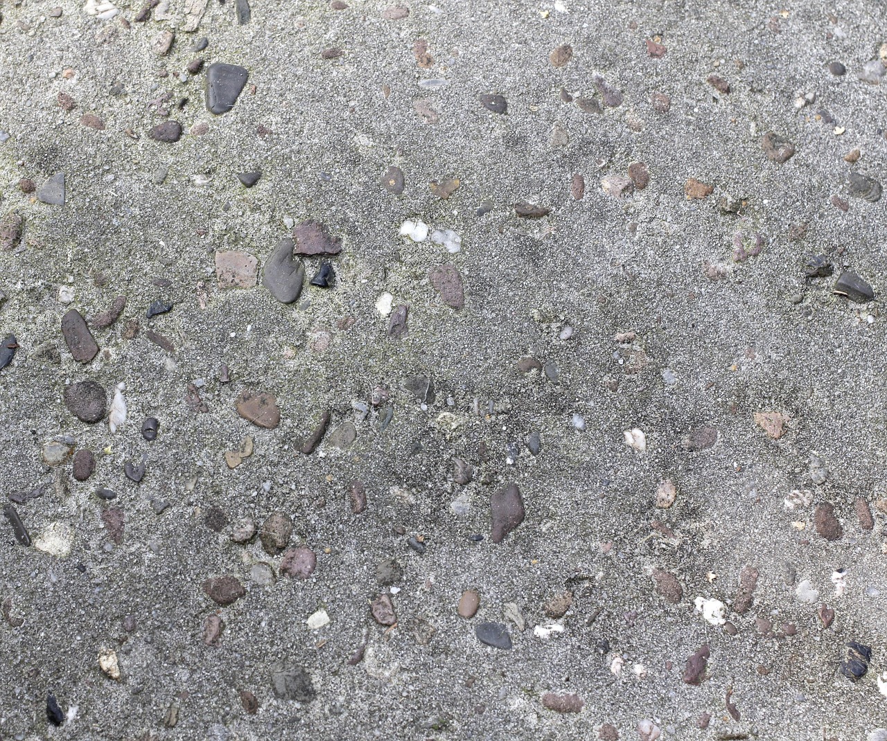 Close-up of a bare concrete slab surface